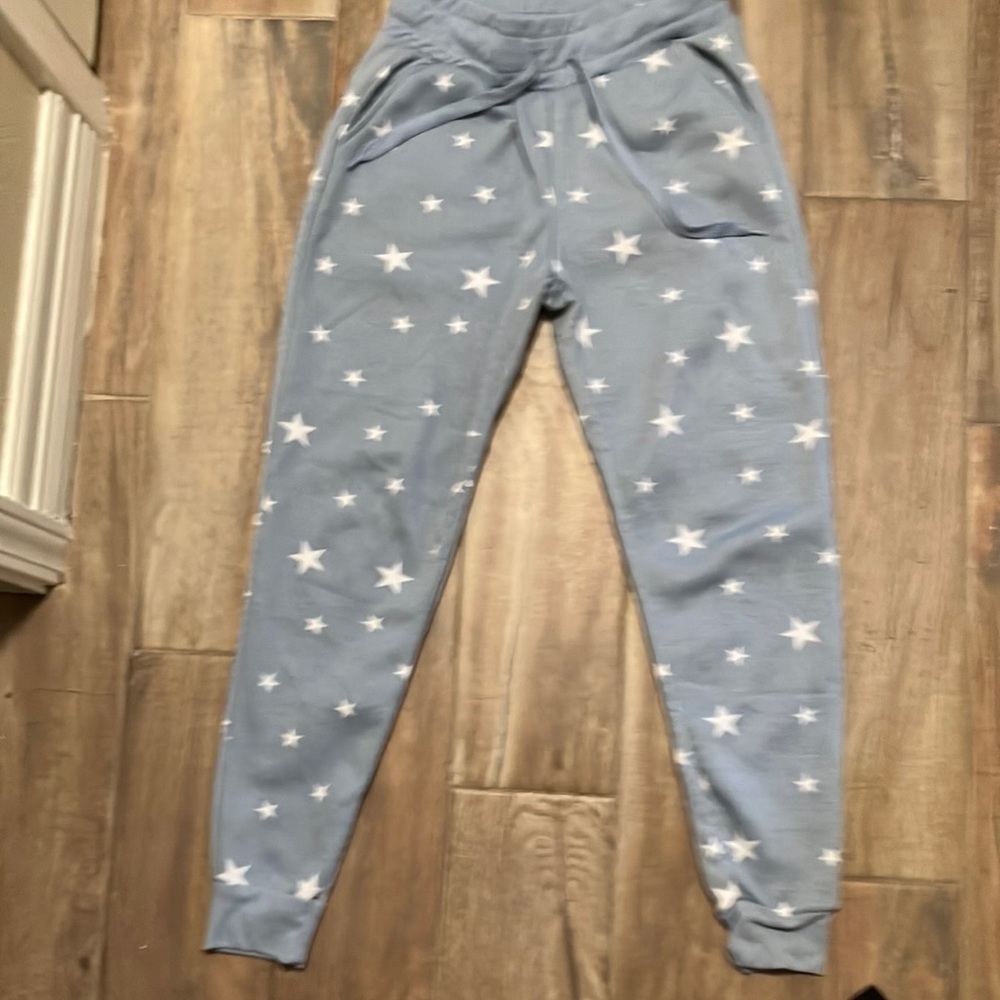 Juniors Love Streak starred jogger size sm. (T)